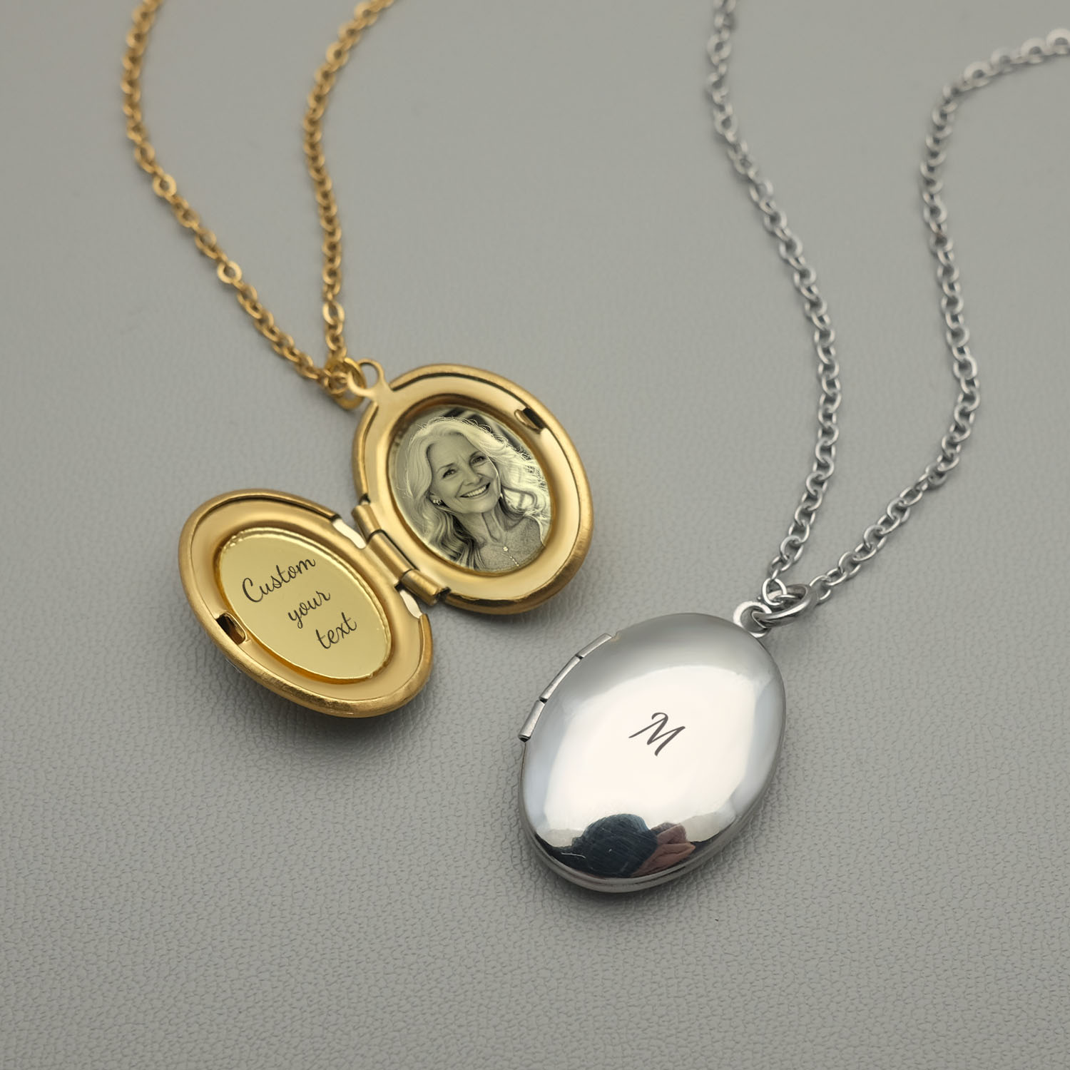 Personalized Locket Necklace C - Fashion Women Picture 评论和价格