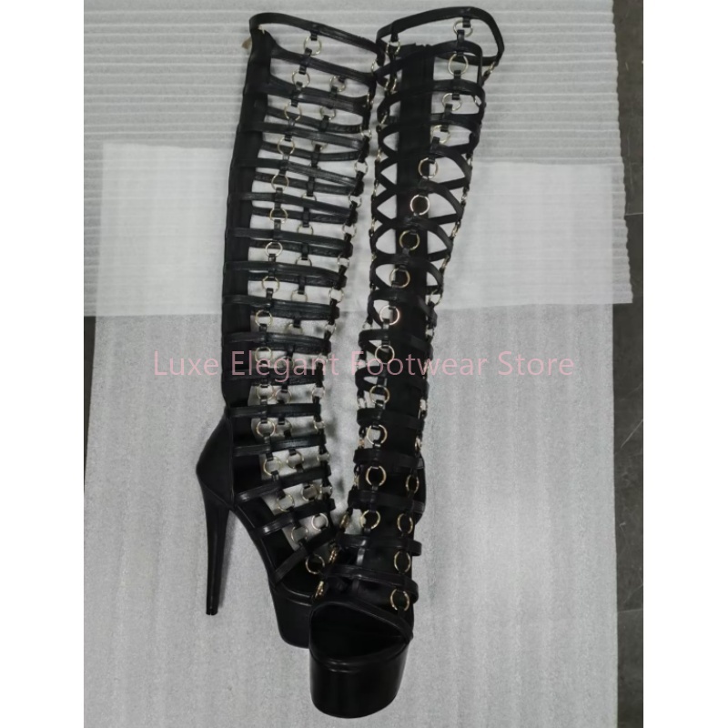 Black Metal Ring Back Zipper P - Women Fashion Rings 评论和价格