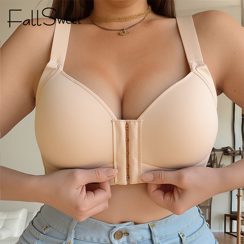 FallSweet Plus Size Wireless F - Bra Top Seamless 评论和价格