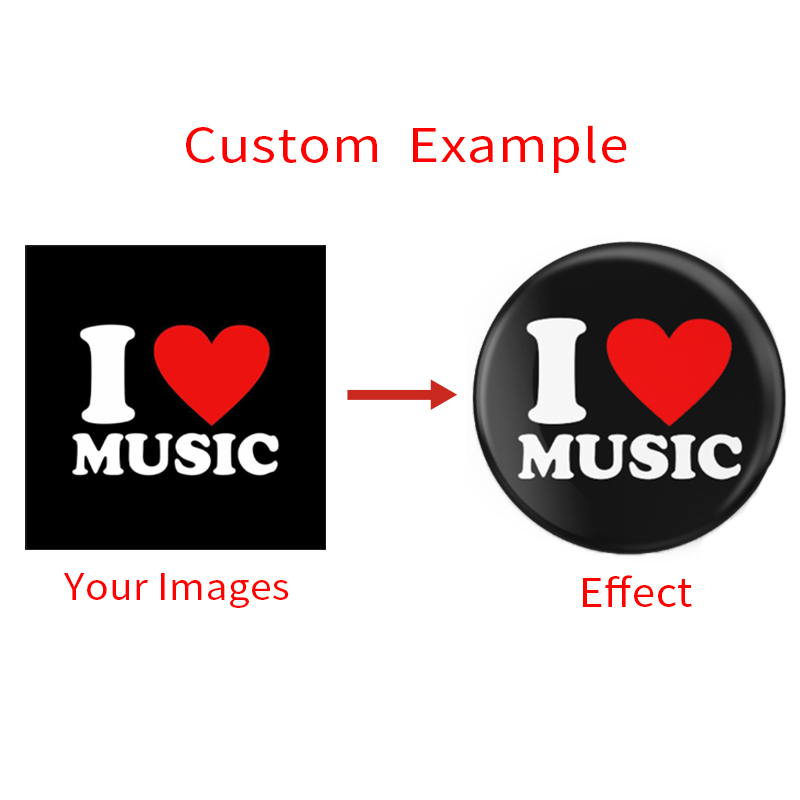 Custom Your Own Logo Pins Pers - Fashion Women Picture 评论和价格