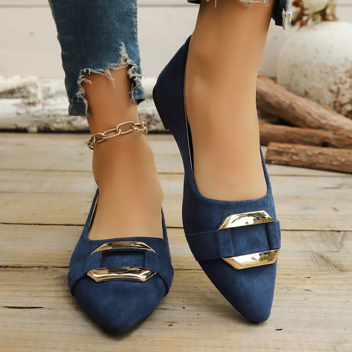 Spring and Autumn Elegant Poin - Women Fashion Heels 评论和价格