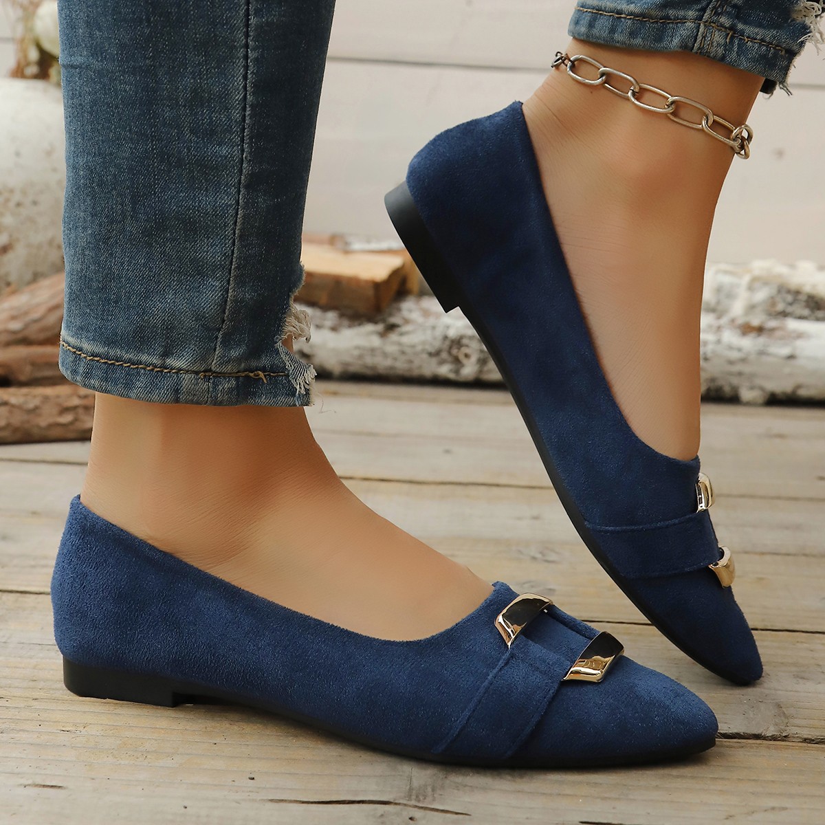 Spring and Autumn Elegant Poin - Women Fashion Heels 评论和价格