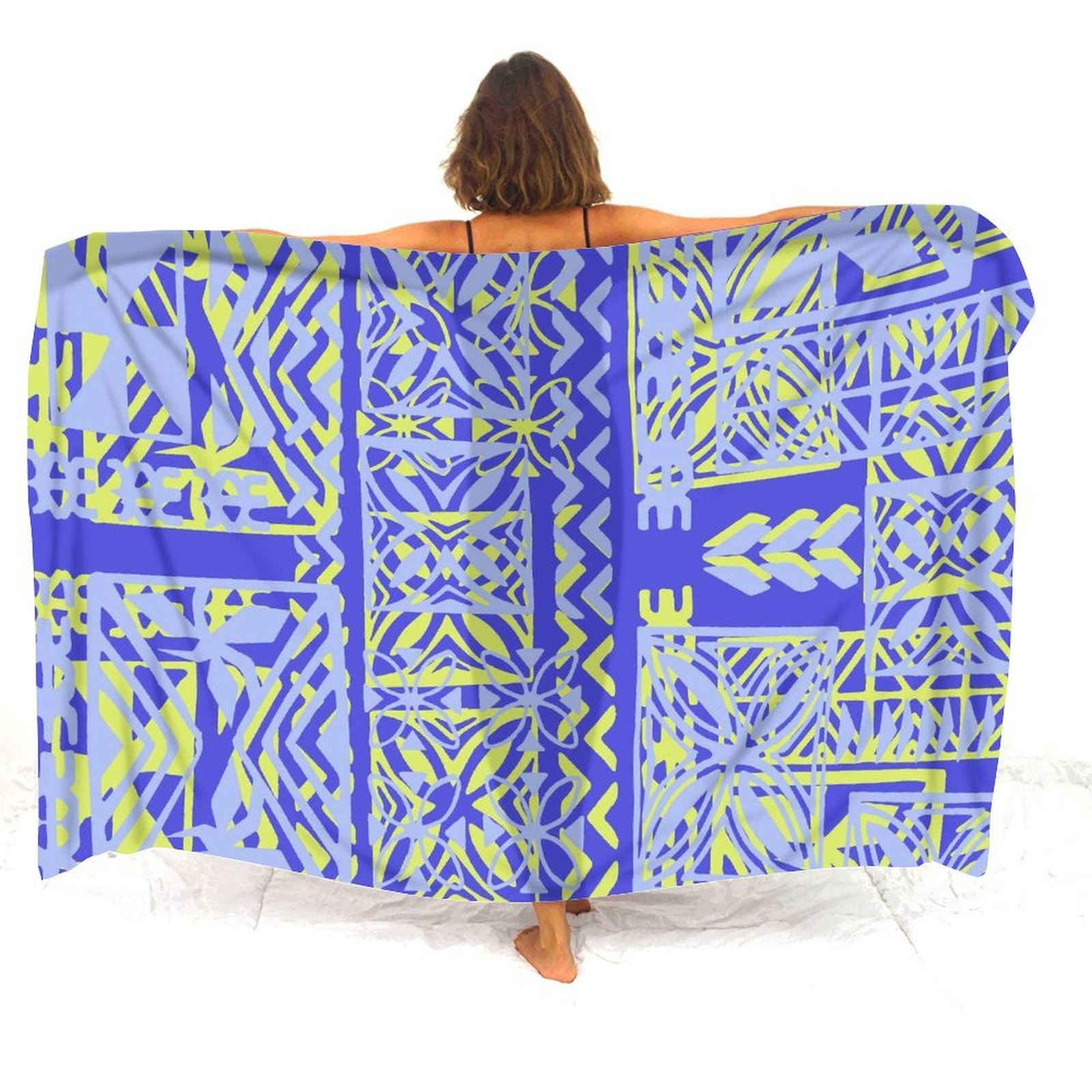 Polynesian Custom Puletasi Sun - Printed Wrap Skirt 评论和价格