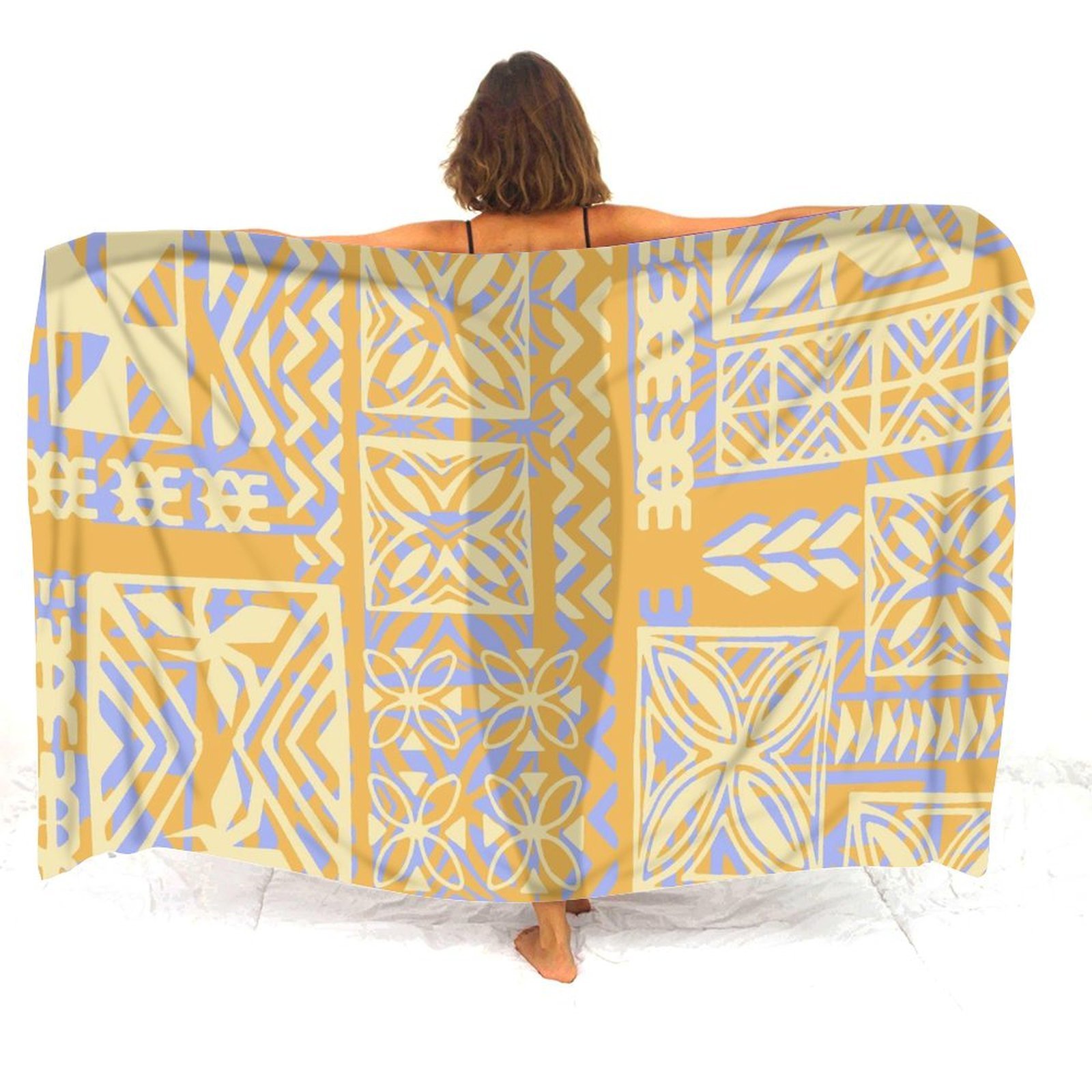 Polynesian Custom Puletasi Sun - Printed Wrap Skirt 评论和价格