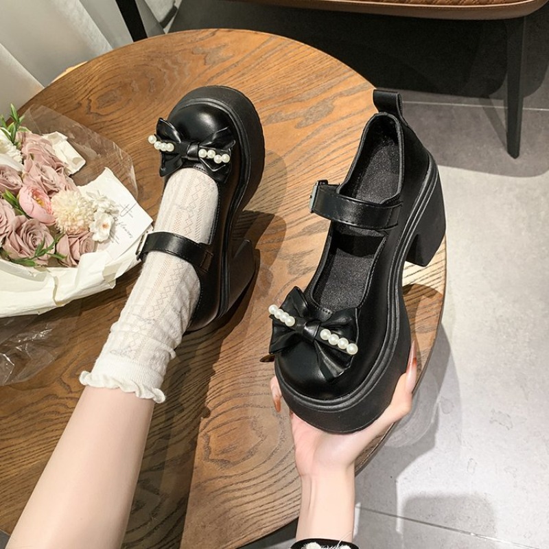 2026 Lolita Shoes Black Super  - Women Fashion Heels 评论和价格
