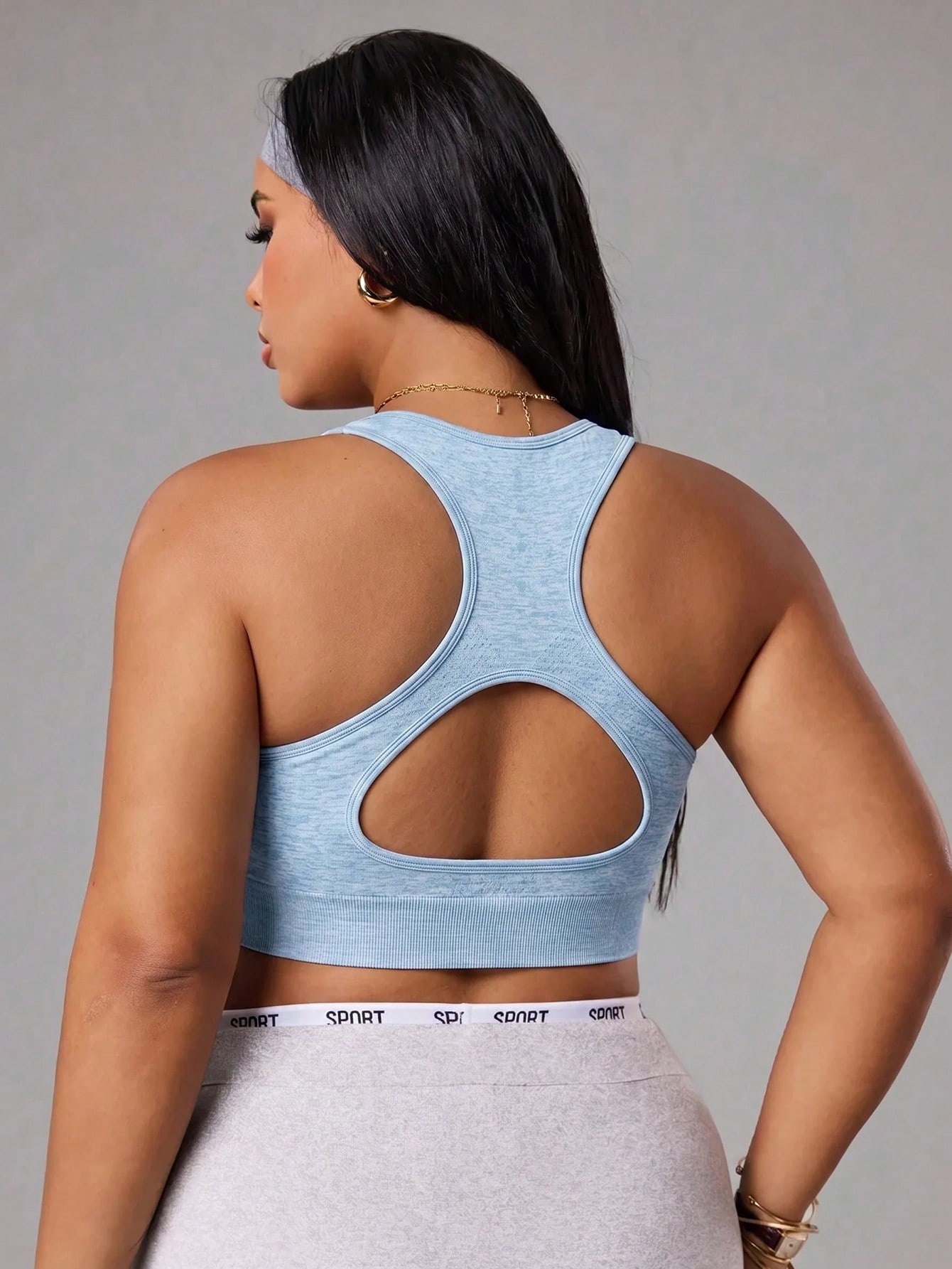 Plus Size Seamless Sports Bra  - Bra Top Seamless 评论和价格