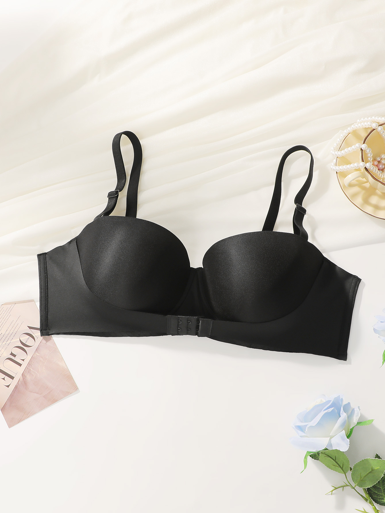 Women Large Bust Plus Size Str - Bra Top Seamless 评论和价格