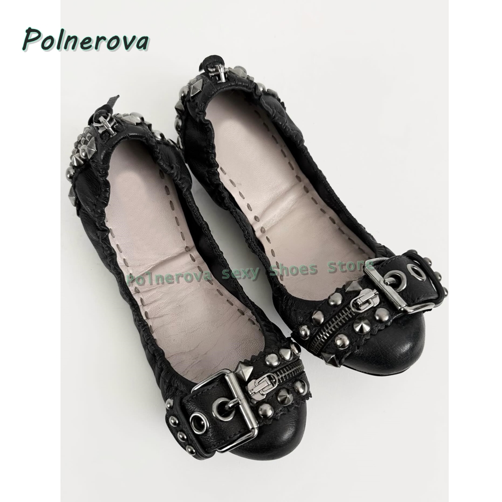 Rivet Belt Buckle Mary Jane Sh - Women Fashion Store 评论和价格