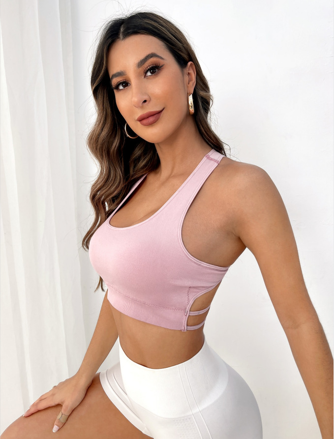 Breathable Sports Bra Fitness  - Bra Top Seamless 评论和价格