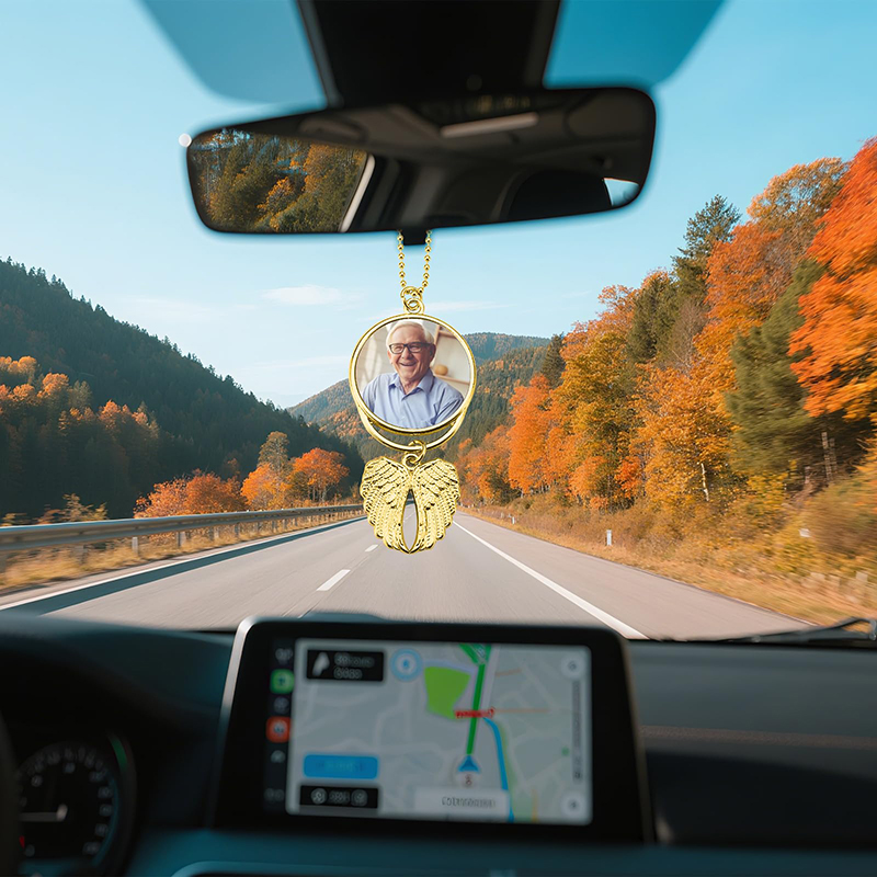 Custom Photo Car Rearview Mirr - Fashion Women Picture 评论和价格