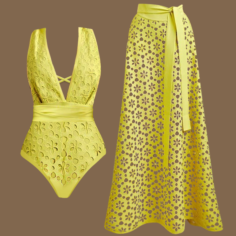 One-piece Women Swimwears Soph - Printed Wrap Skirt 评论和价格