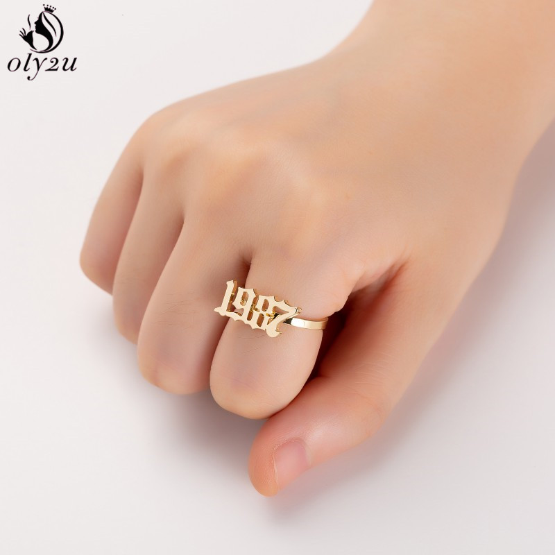 Oly2u Personalize Date Of Birt - Women'S Fashion Year 2000 评论和价格