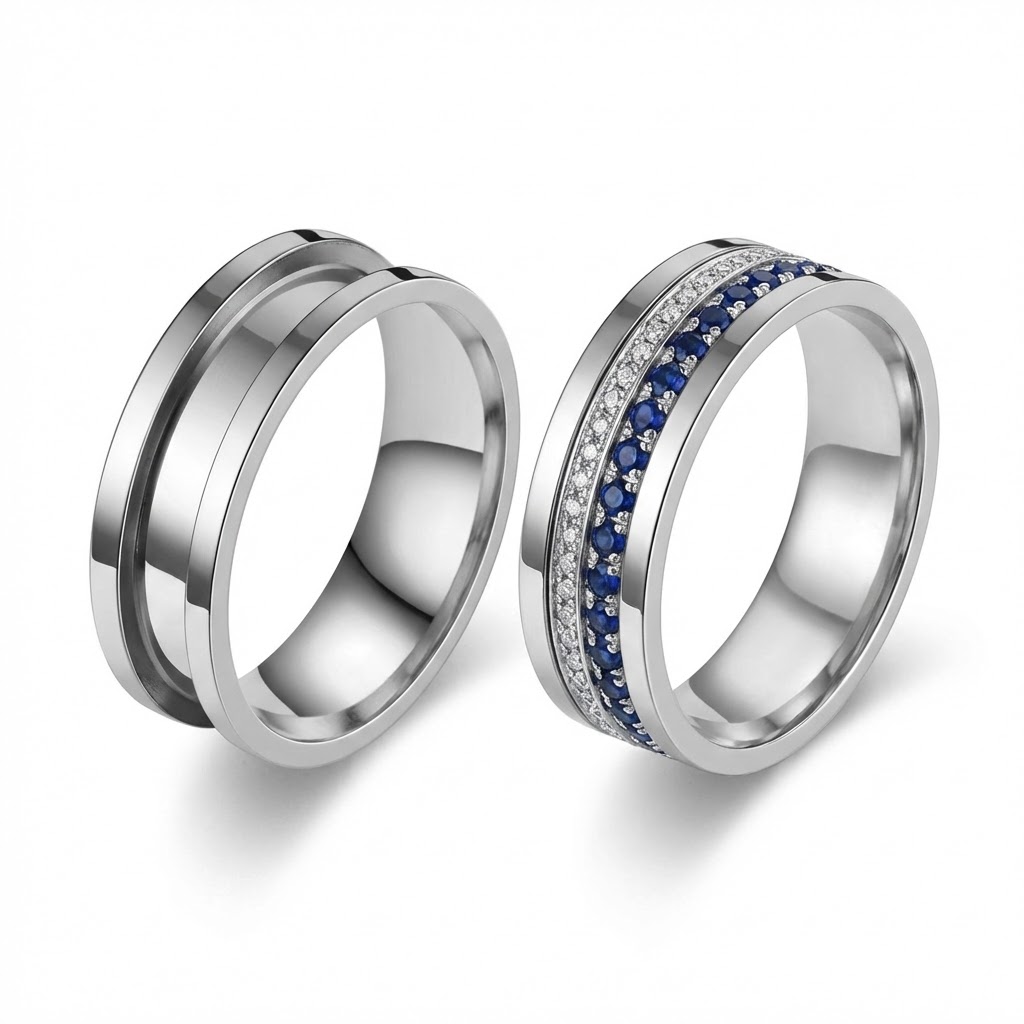 5pcs 7/8/9/10/11/12 Ring Core  - Women Fashion Rings 评论和价格